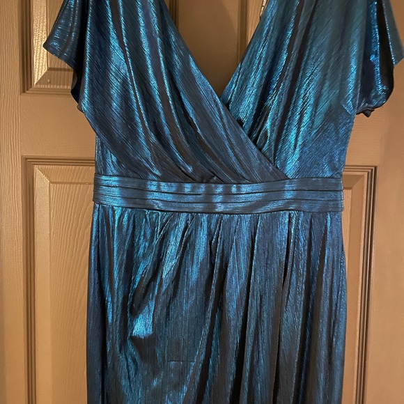 Turquoise Sparkle Holiday Dress ✨✨✨✨✨ By GUESS - Picture 7 of 10